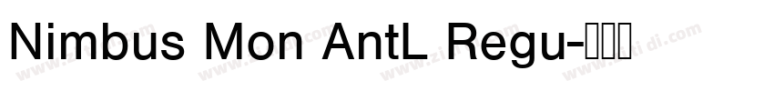 Nimbus Mon AntL Regu字体转换